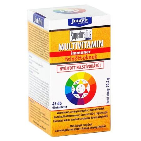 Jutavit Multivitamin felnőtteknek 45 db - Étrend-kiegészítő, vitamin, Multivitamin