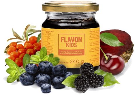 Flavon Kids növényi színanyag koncentrátum gyerekeknek 240g - Étrend-kiegészítő, vitamin, FLAVON