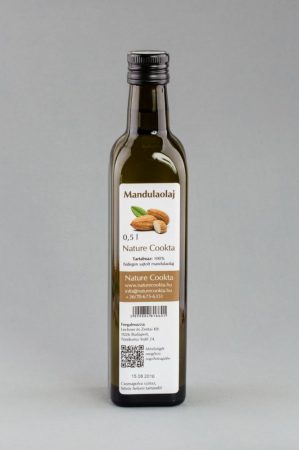 Nature Cookta Mandulaolaj 500 ml - Étel-ital, Olaj, zsiradék, Egyéb olaj
