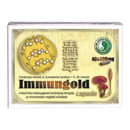 Dr. Chen Immungold kapszula 40 db - Étrend-kiegészítő, vitamin, Gyógynövény készítmény