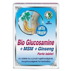 Dr. Chen Bio Glükozamin + MSM + Ginseng Forte tabletta 40 db - Étrend-kiegészítő, vitamin, Ízületek