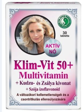 Dr. Chen Klim-Vit 50+ multivitamin 30 db - Étrend-kiegészítő, vitamin, 50+