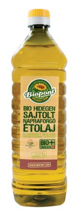 Biopont Bio Hidegen satolt napraforgóolaj 1000 ml - Étel-ital, Olaj, zsiradék, Egyéb olaj