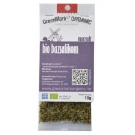 Greenmark Bio morzsolt bazsalikom 10g - Étel-ital, Fűszer, ételízesítő, Fűszer