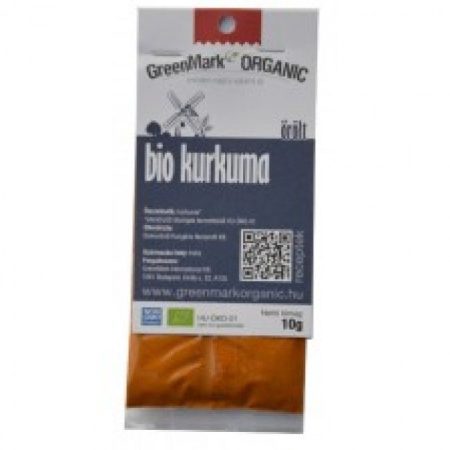Greenmark Bio őrölt kurkuma 10g - Étel-ital, Fűszer, ételízesítő, Fűszer