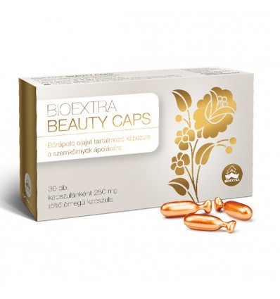 Bioextra Beauty Caps bőrápoló olaj kapszula szemkörnyékre 30 db