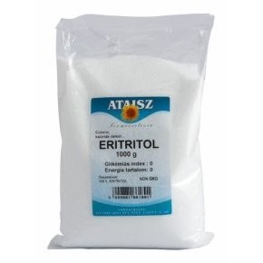 Ataisz Eritritol 250 g - Étel-ital, Cukor, cukorhelyettesítő, édesítőszer, Xilit, eritrit, stevia