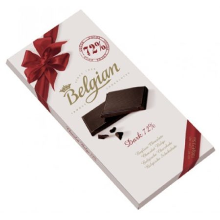 Belgian Dark étcsokoládé 72% 100 g - Étel-ital, Finomság, Csokoládé, müzli- és gyümölcsszelet