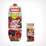   Dimes Prémium Vegyes gyümölcslé piros gyümölcsökből 100% 1000 ml