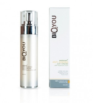 BIO2YOU NATÚR HOMOKT ANTI-AGEING NAPPALI ARCKRÉM HIALURONSAV 50ML