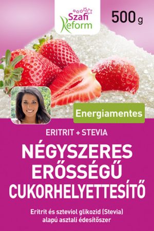 SZAFI REFORM NÉGYSZERES ERŐSSÉGŰ ÉDESÍTŐ, PALEO (NEGYEDANNYI 1:4) 500G