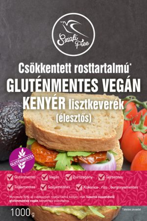 SZAFI FREE CSÖKKENTETT ROSTTARTALMÚ GLUTÉNMENTES VEGÁN KENYÉR LISZTKEVERÉK (ÉLESZTŐS) 1000G