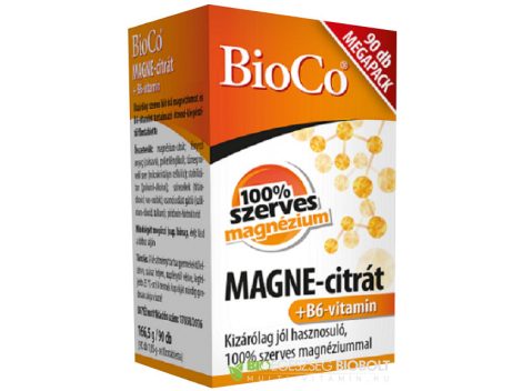 BIOCO SZERVES MAGNÉZIUM+B6-VITAMIN MEGAPACK 90 DB
