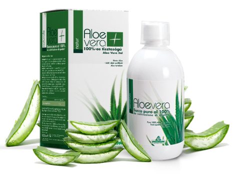 Specchiasol® Aloe Vera ital Natur - 8000 mg/liter acemannán tartalommal! IASC logó a dobozon.