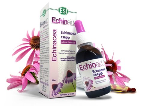 ESI® Alkoholmentes Echinacea csepp - Immunvédő, külső, belső gyulladások, felső légúti, húgyuti fertőzések.